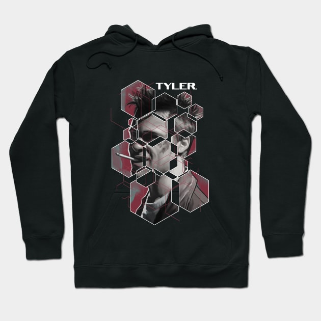 Tyler poligonal Hoodie by RataGorrata